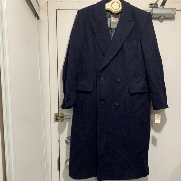NEW VINTAGE AQUASCUTUM OF LONDON WOOL TRENCH COATS SIZE L - Picture 9 of 16
